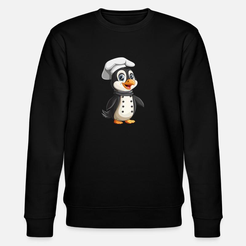 Pingouin Kawaii Pingouin Mignon - Sweat bio CHANGER Stanley/Stella Unisexe - noir