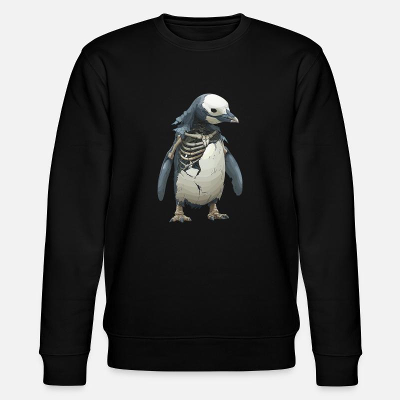 Pingouin Squelette Halloween Pingouin - Sweat bio CHANGER Stanley/Stella Unisexe - noir