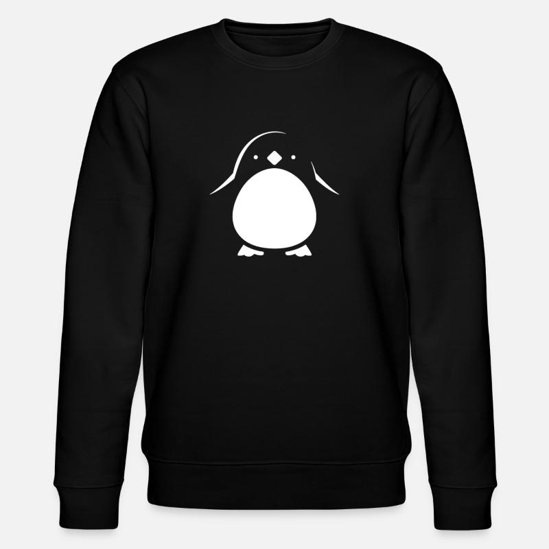 Pingouin Kawaii Pingouin mignon - Sweat bio CHANGER Stanley/Stella Unisexe - noir