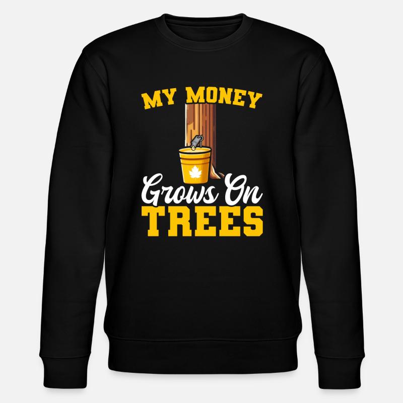 Maple syrup making maple tapping - Stanley/Stella Unisex Bio-Sweatshirt CHANGER  - Schwarz