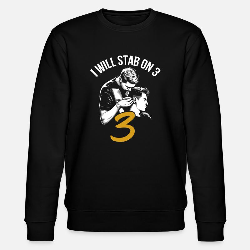 Body piercer - Stanley/Stella CHANGER Unisex Organic Sweatshirt - black