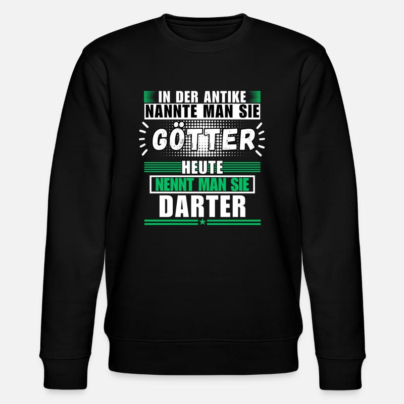 Men become darters - Stanley/Stella CHANGER Unisex Organic Sweatshirt - black