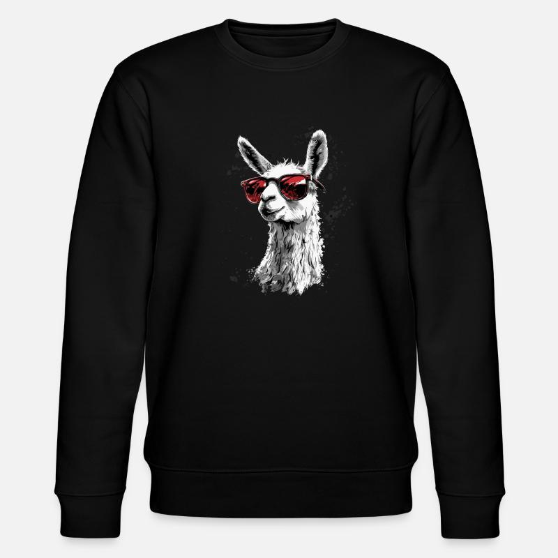 Drôle de lama alpaga - Sweat bio CHANGER Stanley/Stella Unisexe - noir