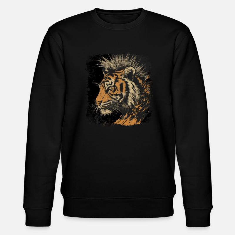 Tigerpunk - Sweat bio CHANGER Stanley/Stella Unisexe - noir