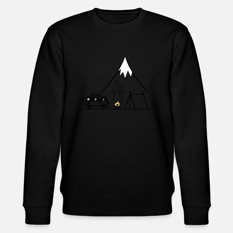 Campfire voyage de camping - Sweat bio CHANGER Stanley/Stella Unisexe - noir