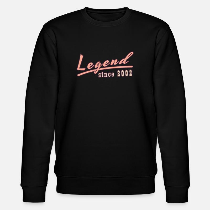 legend since 2002 - Stanley/Stella Unisex Bio-Sweatshirt CHANGER  - Schwarz