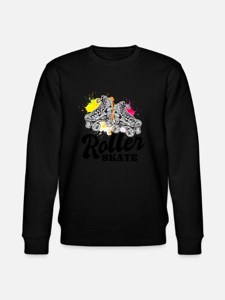 roller skates - Stanley/Stella CHANGER Unisex Organic Sweatshirt - black