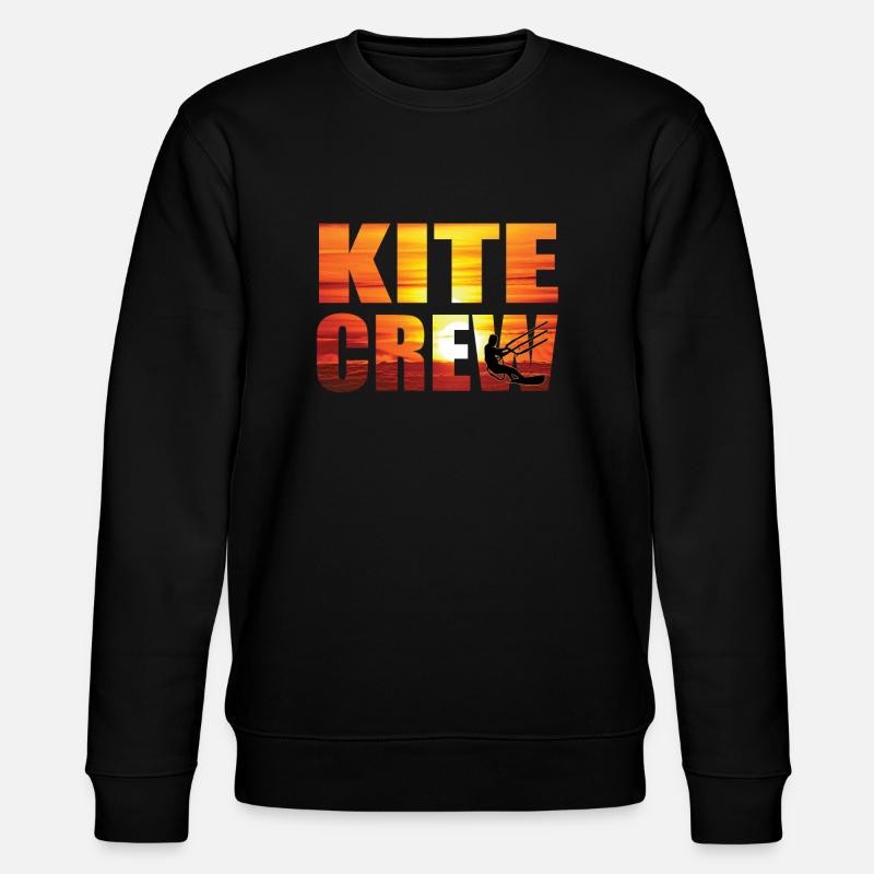 Équipage de kitesurf - Sweat bio CHANGER Stanley/Stella Unisexe - noir