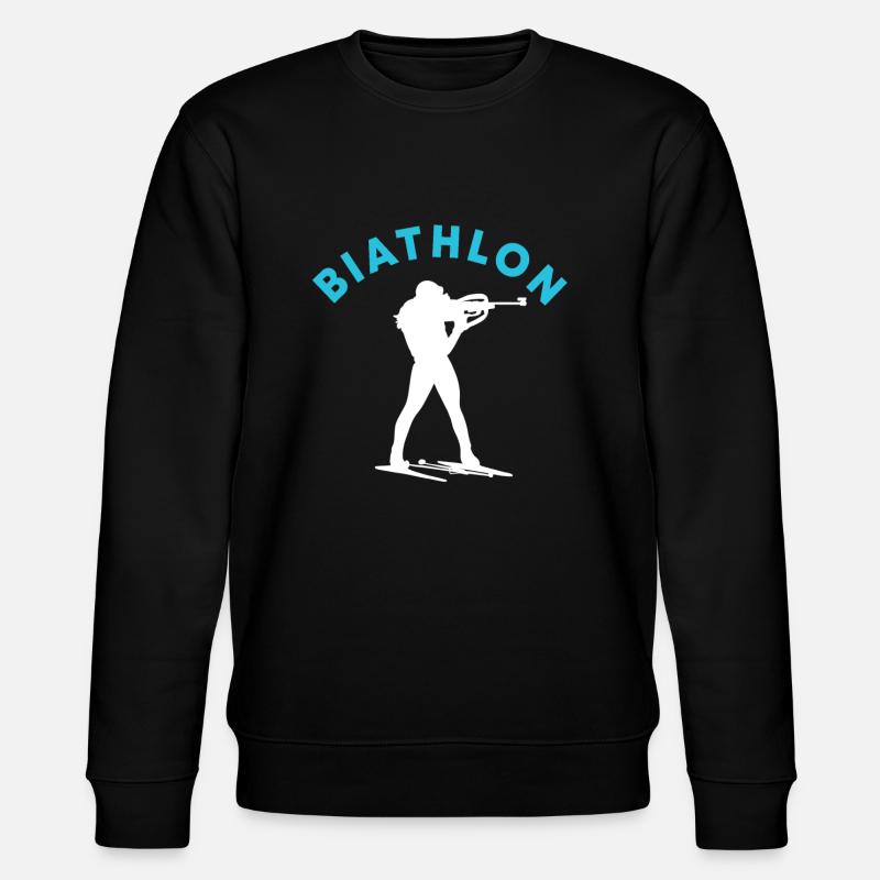 Biathlon - Sweat bio CHANGER Stanley/Stella Unisexe - noir