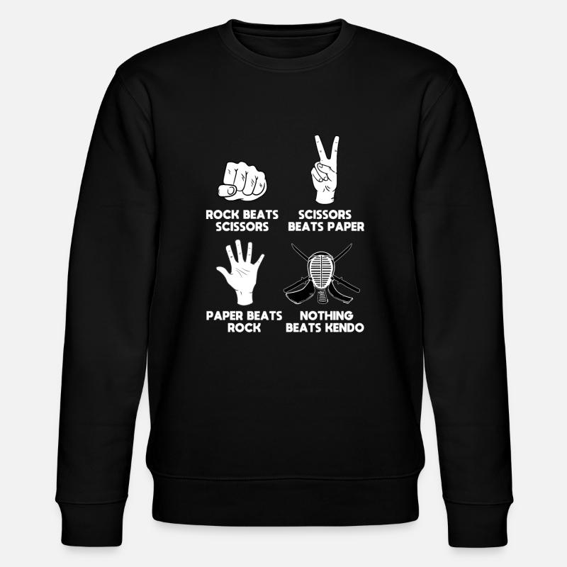 Kendo Tolles Geschenk - Stanley/Stella Unisex Bio-Sweatshirt CHANGER  - Schwarz
