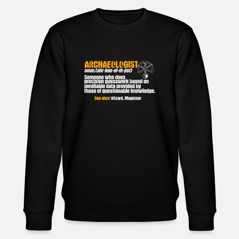 Archäologe - Stanley/Stella Unisex Bio-Sweatshirt CHANGER  - Schwarz
