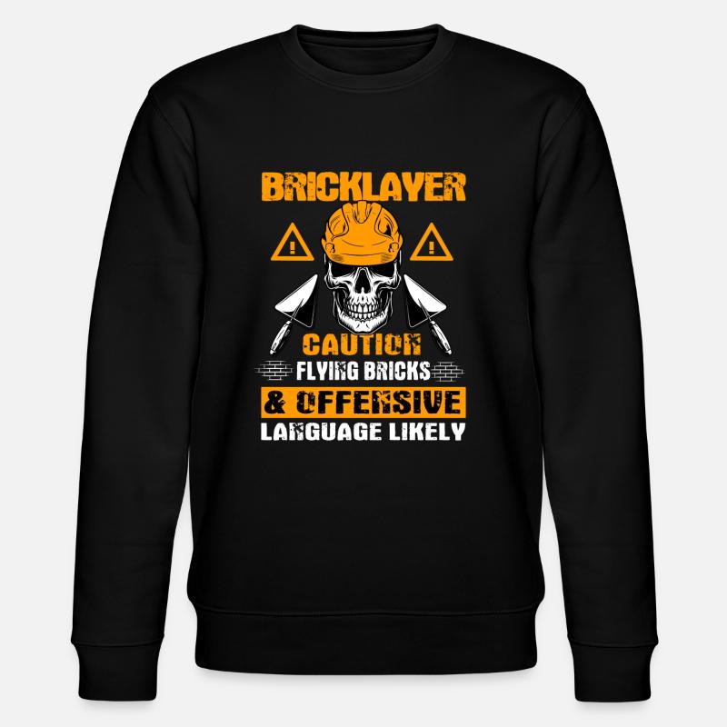 Bricklayer - Stanley/Stella CHANGER Unisex Organic Sweatshirt - black