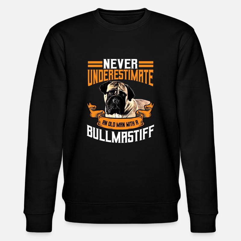 Bullmastiff Geschenk Männer - Stanley/Stella Unisex Bio-Sweatshirt CHANGER  - Schwarz