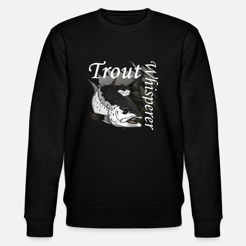 Trout Whisperer - Stanley/Stella CHANGER Unisex Organic Sweatshirt - black