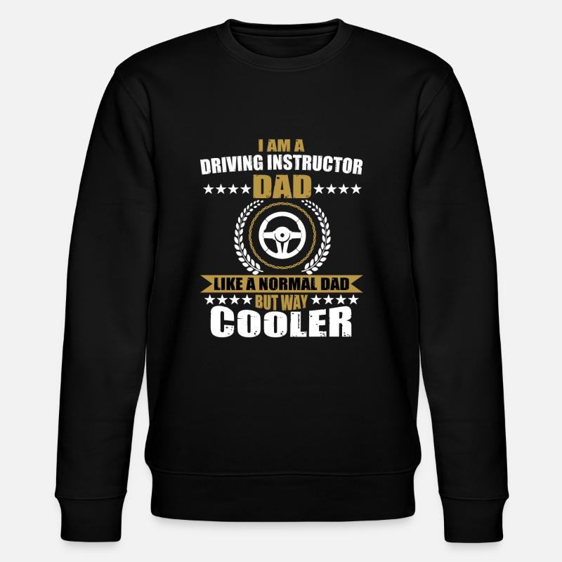 Fahrlehrer Papa - Stanley/Stella Unisex Bio-Sweatshirt CHANGER  - Schwarz