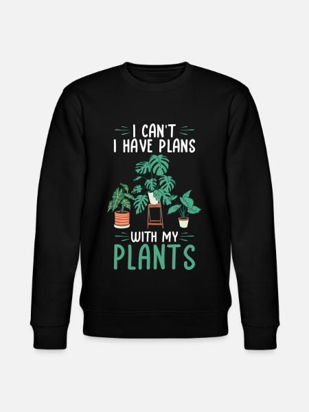 Houseplants - Stanley/Stella CHANGER Unisex Organic Sweatshirt - black