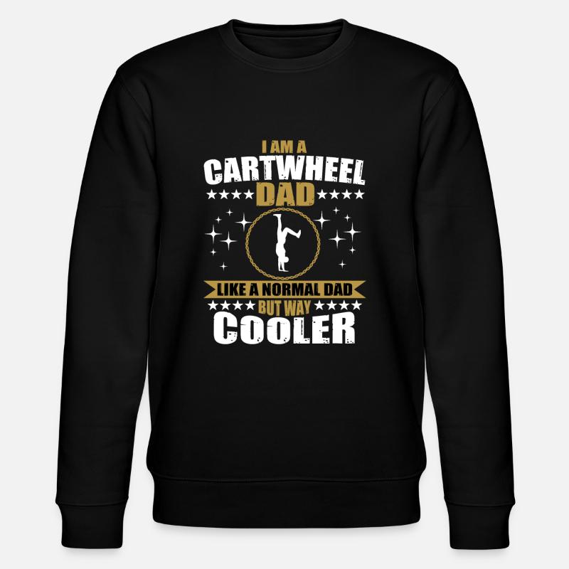 Wheel-beating dad - Stanley/Stella CHANGER Unisex Organic Sweatshirt - black