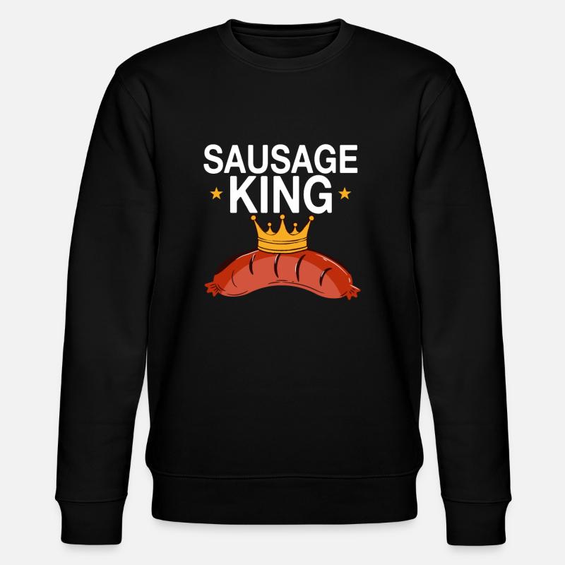 Wurst König - Stanley/Stella Unisex Bio-Sweatshirt CHANGER  - Schwarz