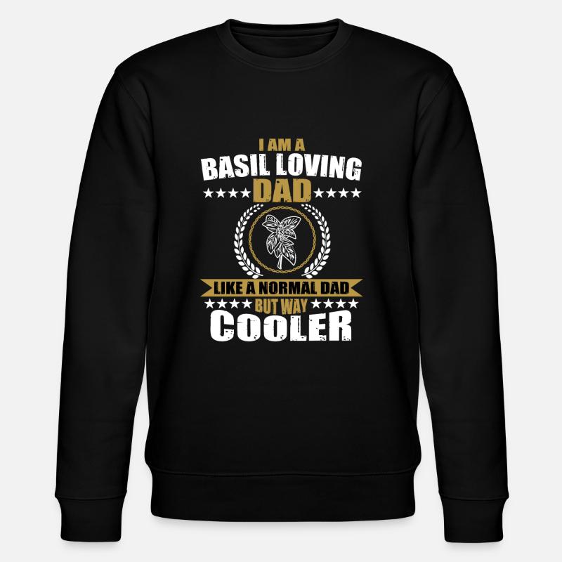 Basile aimant Papa - Sweat bio CHANGER Stanley/Stella Unisexe - noir