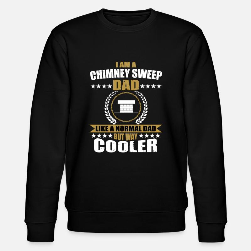 Père ramoneur pour homme - Sweat bio CHANGER Stanley/Stella Unisexe - noir