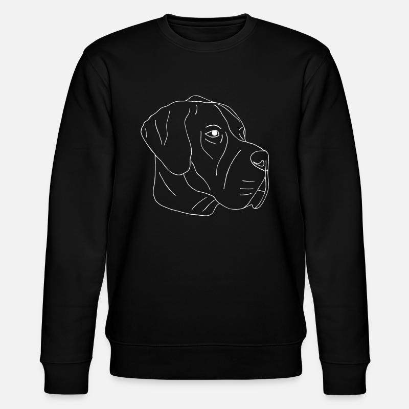 Deutsche Dogge - Stanley/Stella Unisex Bio-Sweatshirt CHANGER  - Schwarz