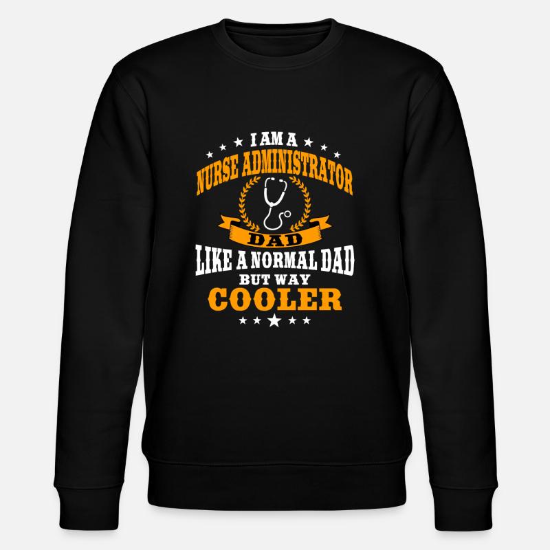 Pflegemanager Papa - Stanley/Stella Unisex Bio-Sweatshirt CHANGER  - Schwarz