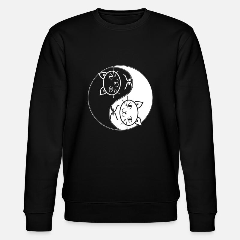 Yin Yang - Stanley/Stella Unisex Bio-Sweatshirt CHANGER  - Schwarz