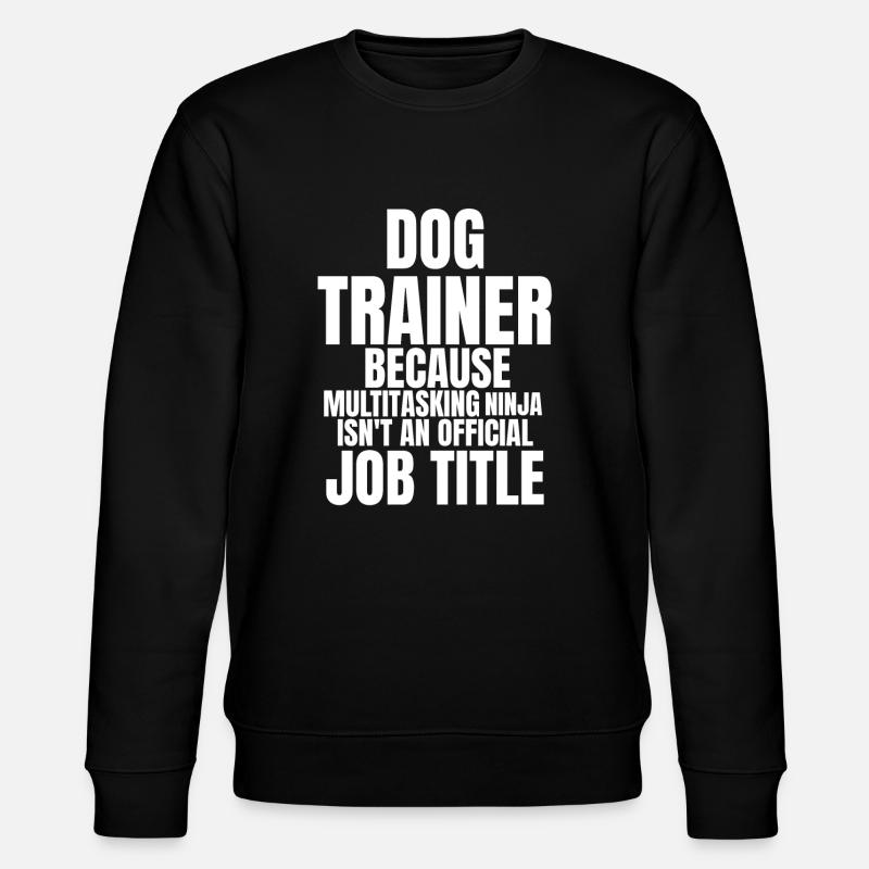 Dresseur de chiens - Sweat bio CHANGER Stanley/Stella Unisexe - noir