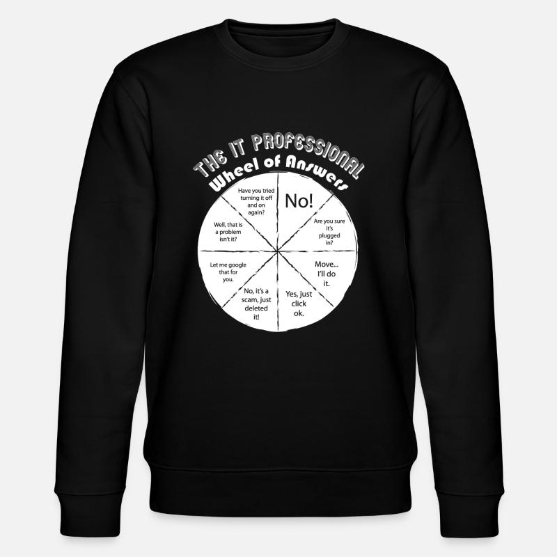 Computer Support Drôle - Sweat bio CHANGER Stanley/Stella Unisexe - noir