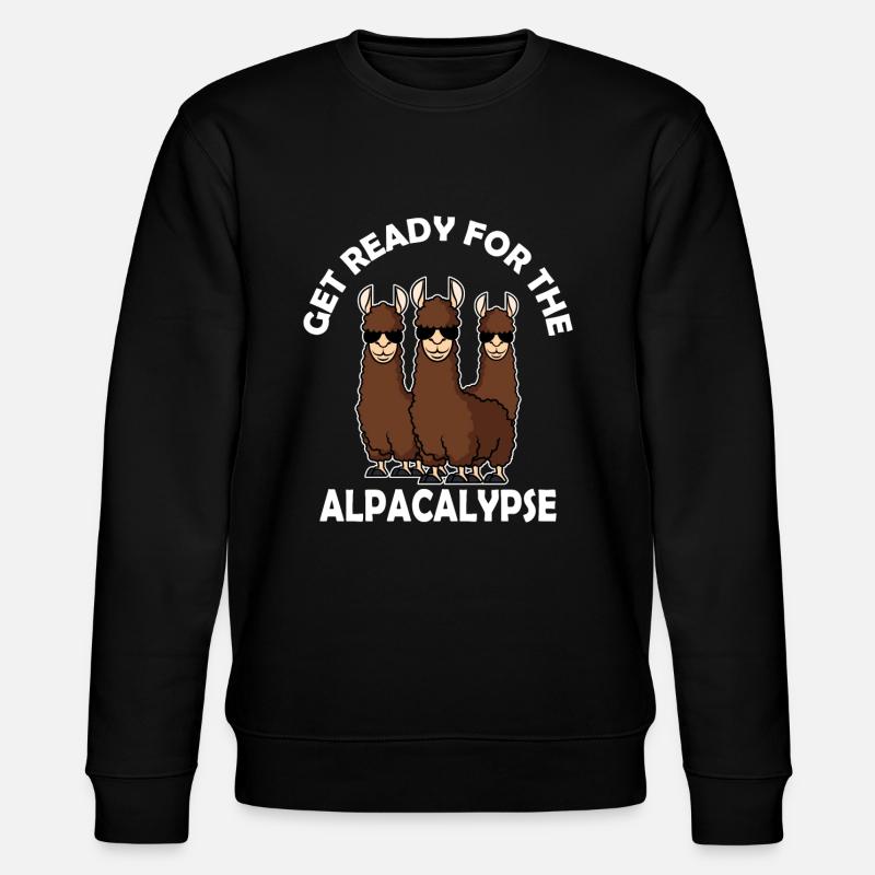 Préparez-vous pour l'Alpacalypse - Sweat bio CHANGER Stanley/Stella Unisexe - noir