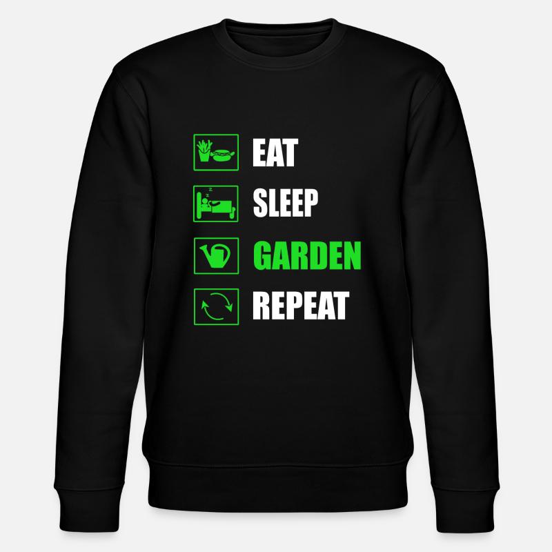 Garten - Stanley/Stella Unisex Bio-Sweatshirt CHANGER  - Schwarz