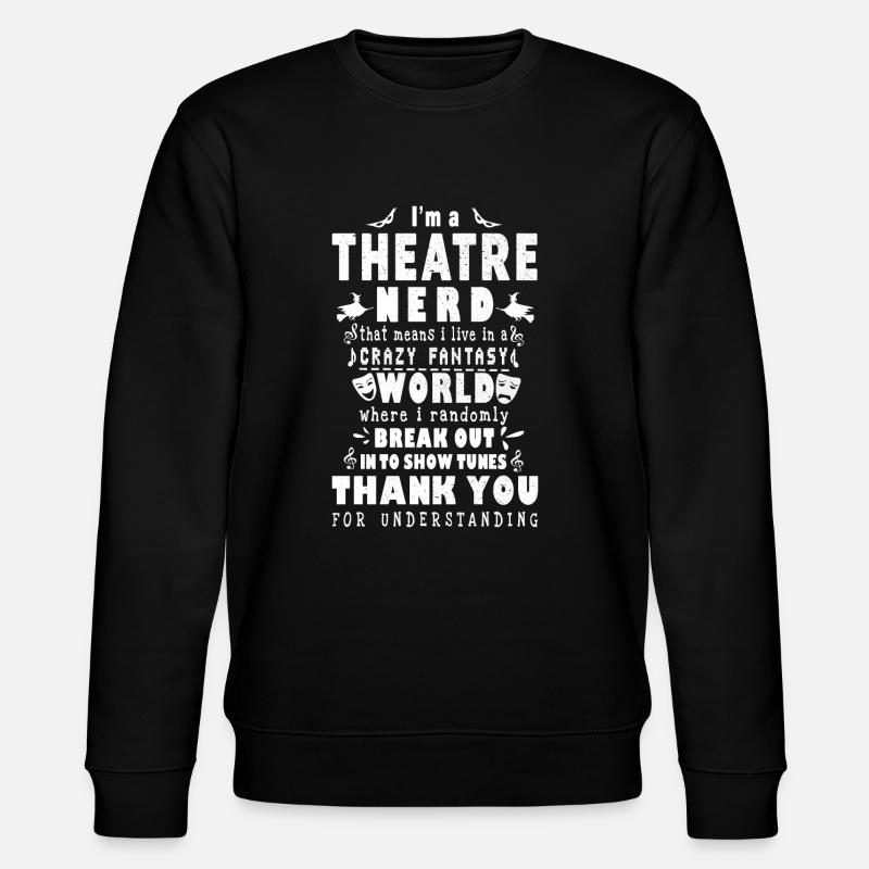 Theater - Stanley/Stella Unisex Bio-Sweatshirt CHANGER  - Schwarz