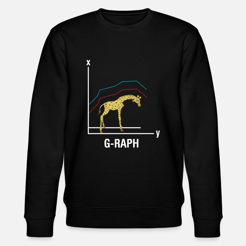 Girafes graphique - Sweat bio CHANGER Stanley/Stella Unisexe - noir