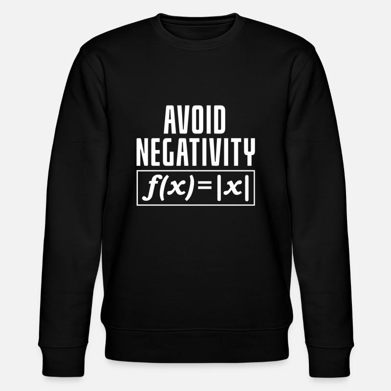 Math nerd gift - Stanley/Stella CHANGER Unisex Organic Sweatshirt - black