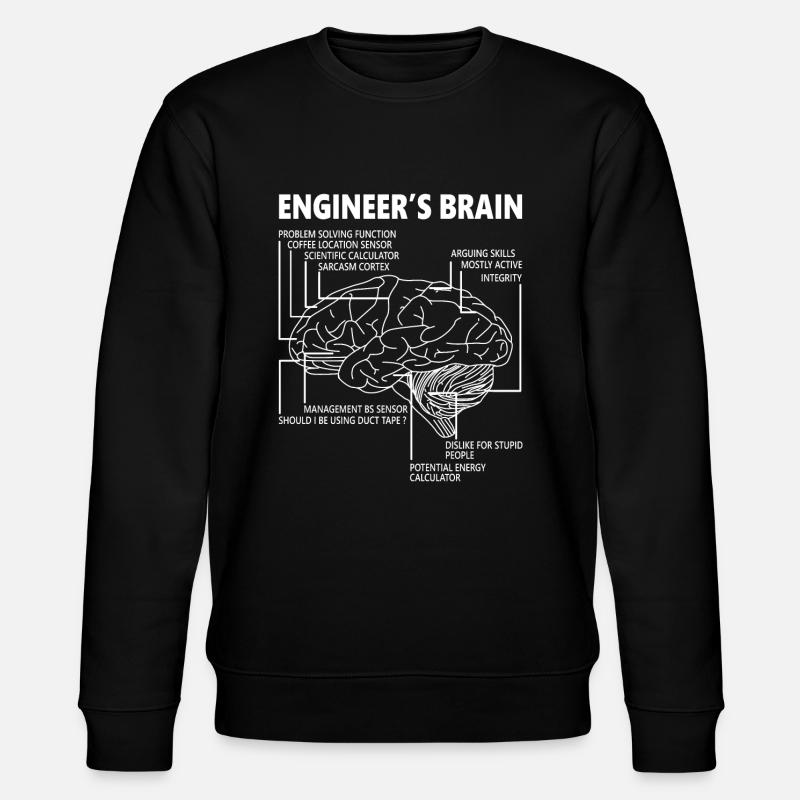 Ingenieur - Stanley/Stella Unisex Bio-Sweatshirt CHANGER  - Schwarz