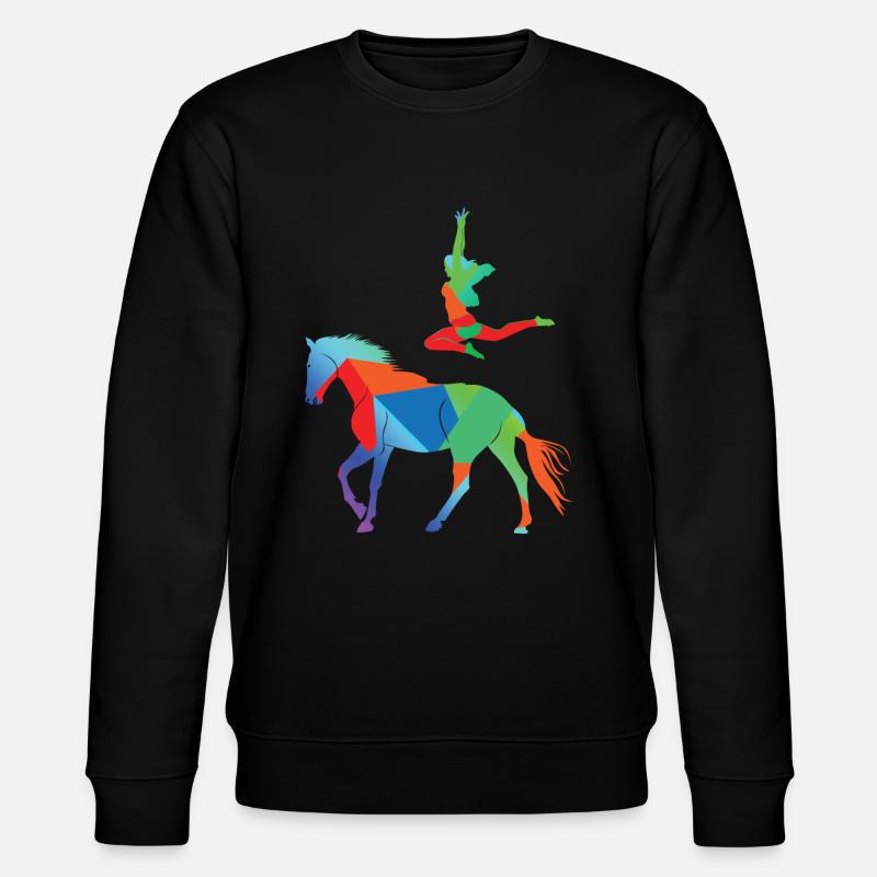 Voltigieren - Stanley/Stella Unisex Bio-Sweatshirt CHANGER  - Schwarz