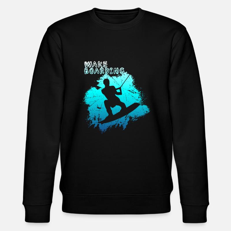 wakeboard - Sweat bio CHANGER Stanley/Stella Unisexe - noir