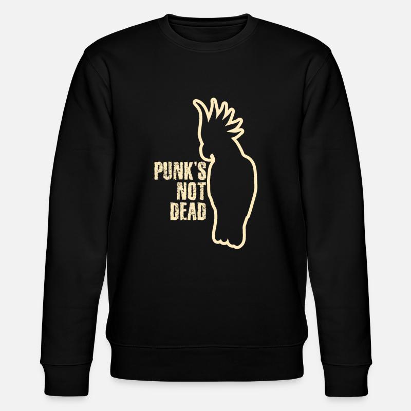 Punk Kakadu - Stanley/Stella Unisex Bio-Sweatshirt CHANGER  - Schwarz