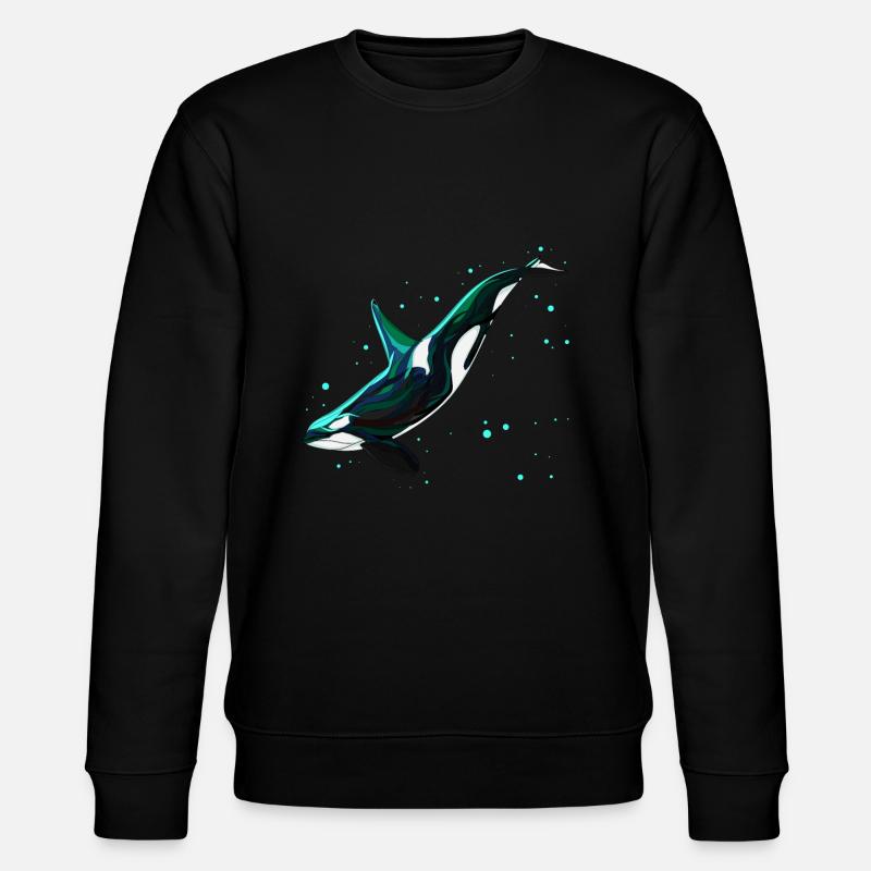 Orca - Stanley/Stella Unisex Bio-Sweatshirt CHANGER  - Schwarz