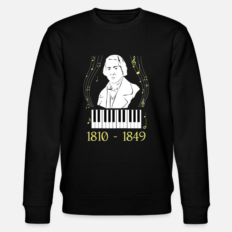 Frederic Chopin - Stanley/Stella CHANGER Unisex Organic Sweatshirt - black