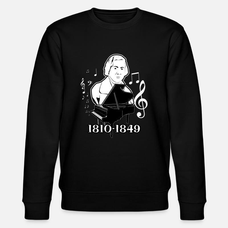 Frederic Chopin - Stanley/Stella CHANGER Unisex Organic Sweatshirt - black