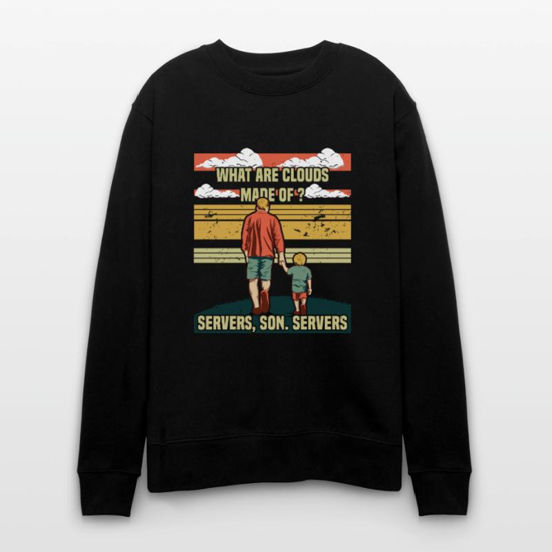 Programmer Papa - Clouds Server Son Stanley/Stella CHANGER Unisex Organic Sweatshirt
