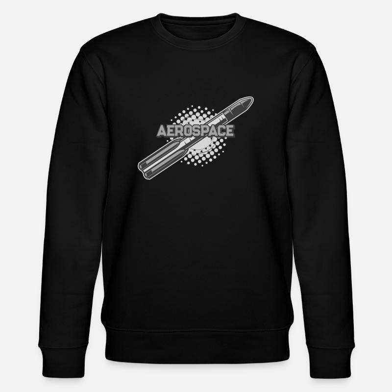 Aerospace Rocket - Stanley/Stella Unisex Bio-Sweatshirt CHANGER  - Schwarz