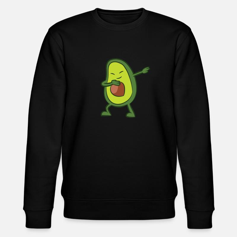 Avocado - Dab, dabbing, dancing - Stanley/Stella CHANGER Unisex Organic Sweatshirt - black