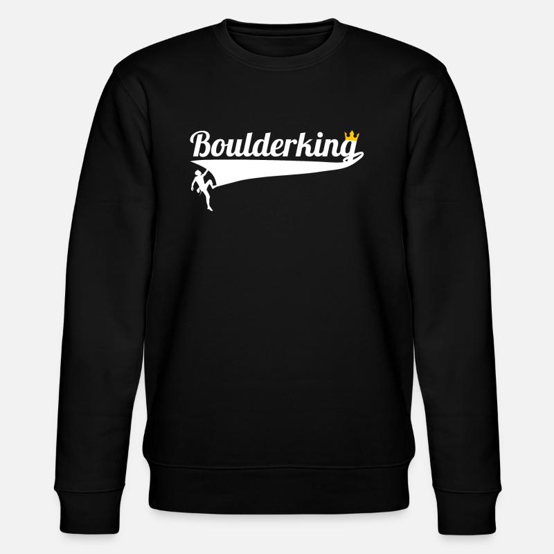 Bouldern - Boulderer - Stanley/Stella Unisex Bio-Sweatshirt CHANGER  - Schwarz