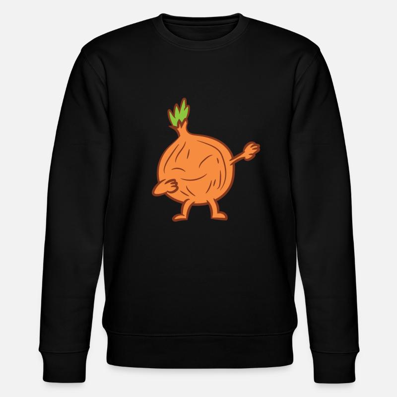 Onion - Dab, dabbing, dancing - Stanley/Stella CHANGER Unisex Organic Sweatshirt - black