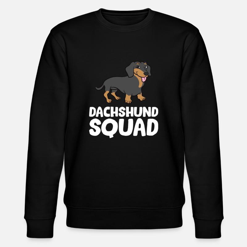 Dackel - Dachshund Squad - Stanley/Stella Unisex Bio-Sweatshirt CHANGER  - Schwarz