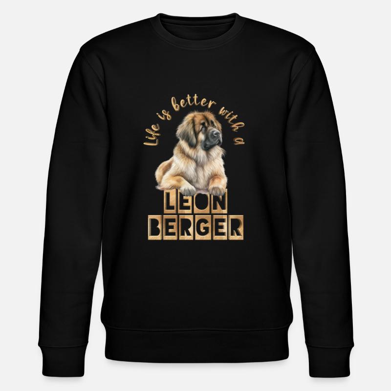 Leonberger | - Stanley/Stella Unisex Bio-Sweatshirt CHANGER  - Schwarz