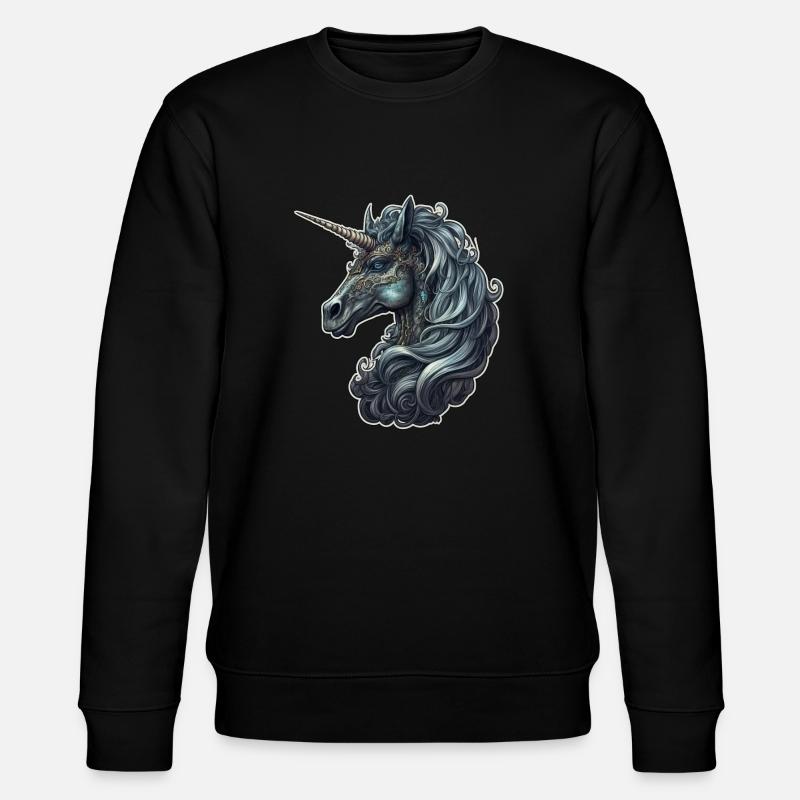 Goth Gothic Licorne Mystique Horreur Noir - Sweat bio CHANGER Stanley/Stella Unisexe - noir
