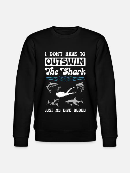 Diving With Shack - Stanley/Stella CHANGER Unisex Organic Sweatshirt - black